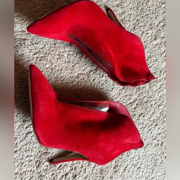 Jessica Simpson Red Ankle Boots - Picture 1 of 1